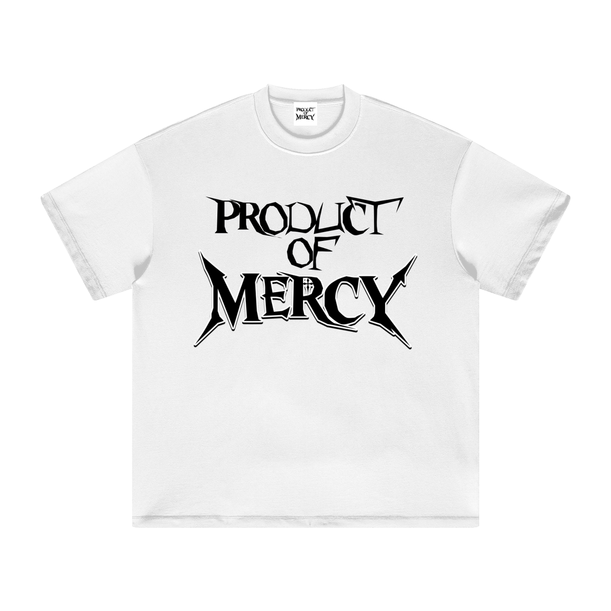 PRODUCT OF MERCY T-Shirt - BLACK/WHT