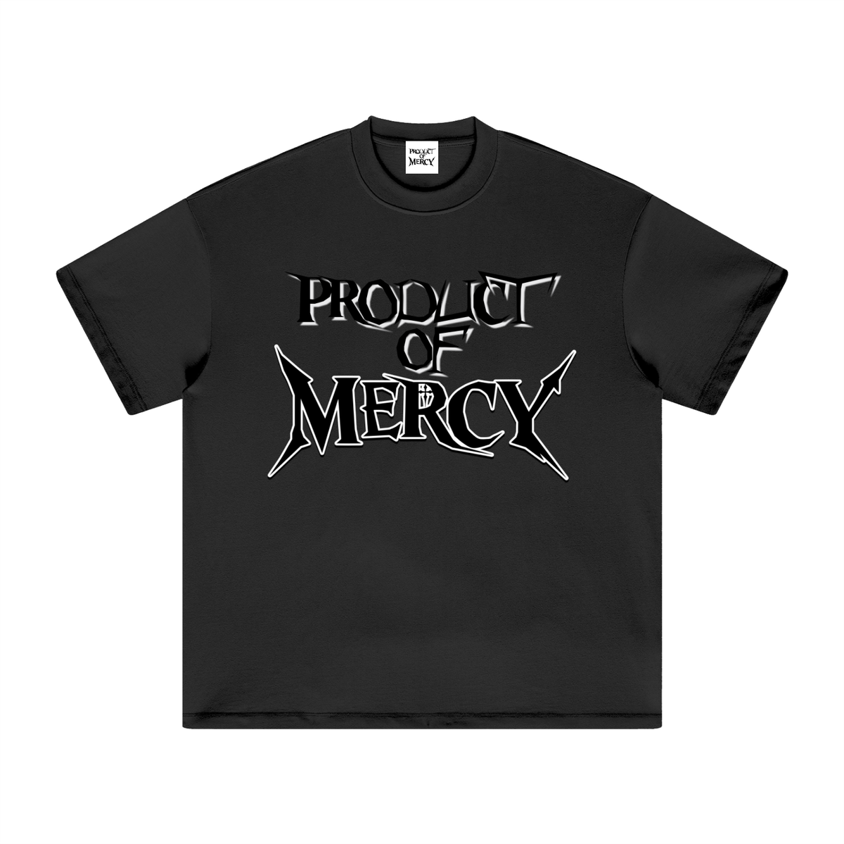 PRODUCT OF MERCY T-Shirt - BLACK/WHT